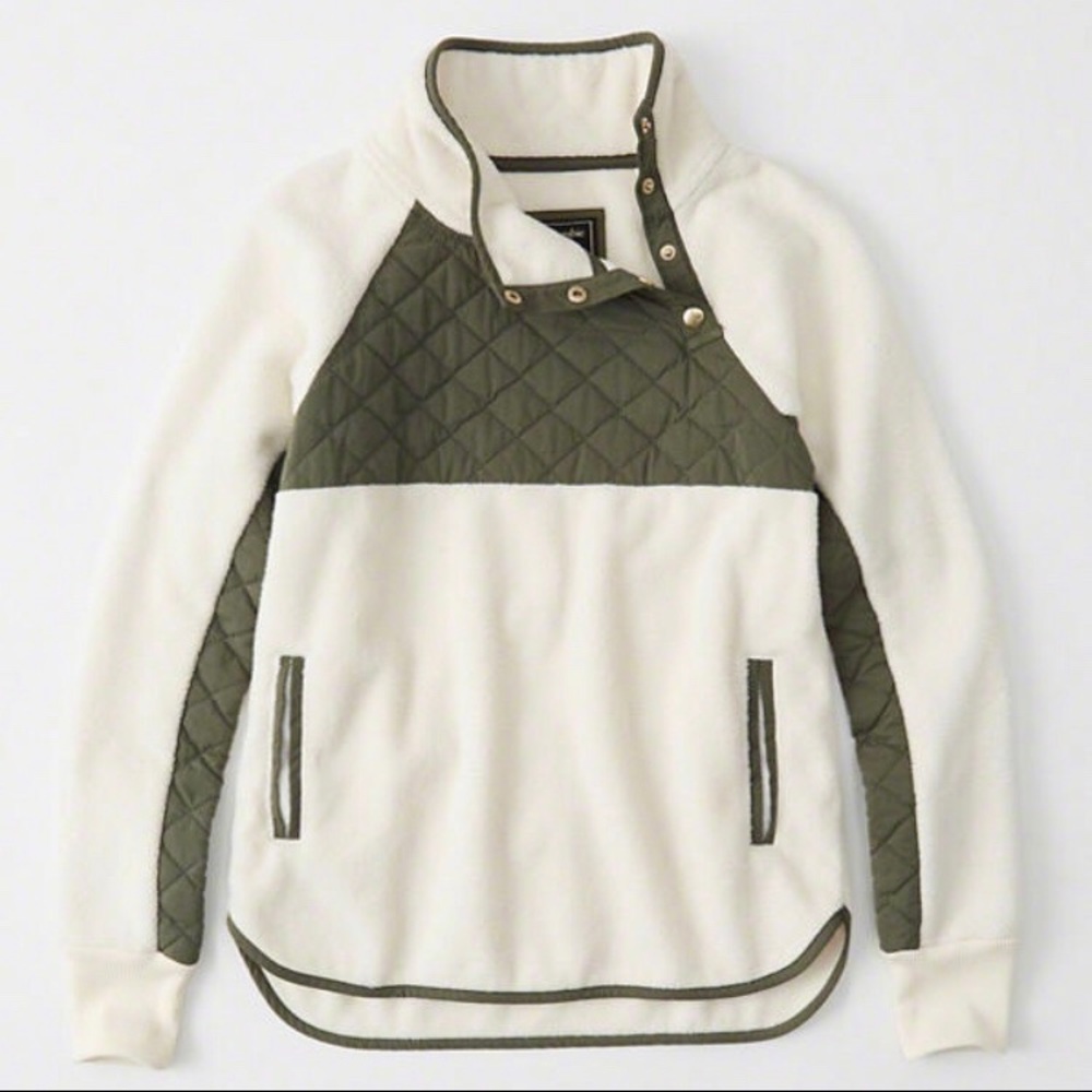 Abercrombie and Fitch asymmetrical fleece